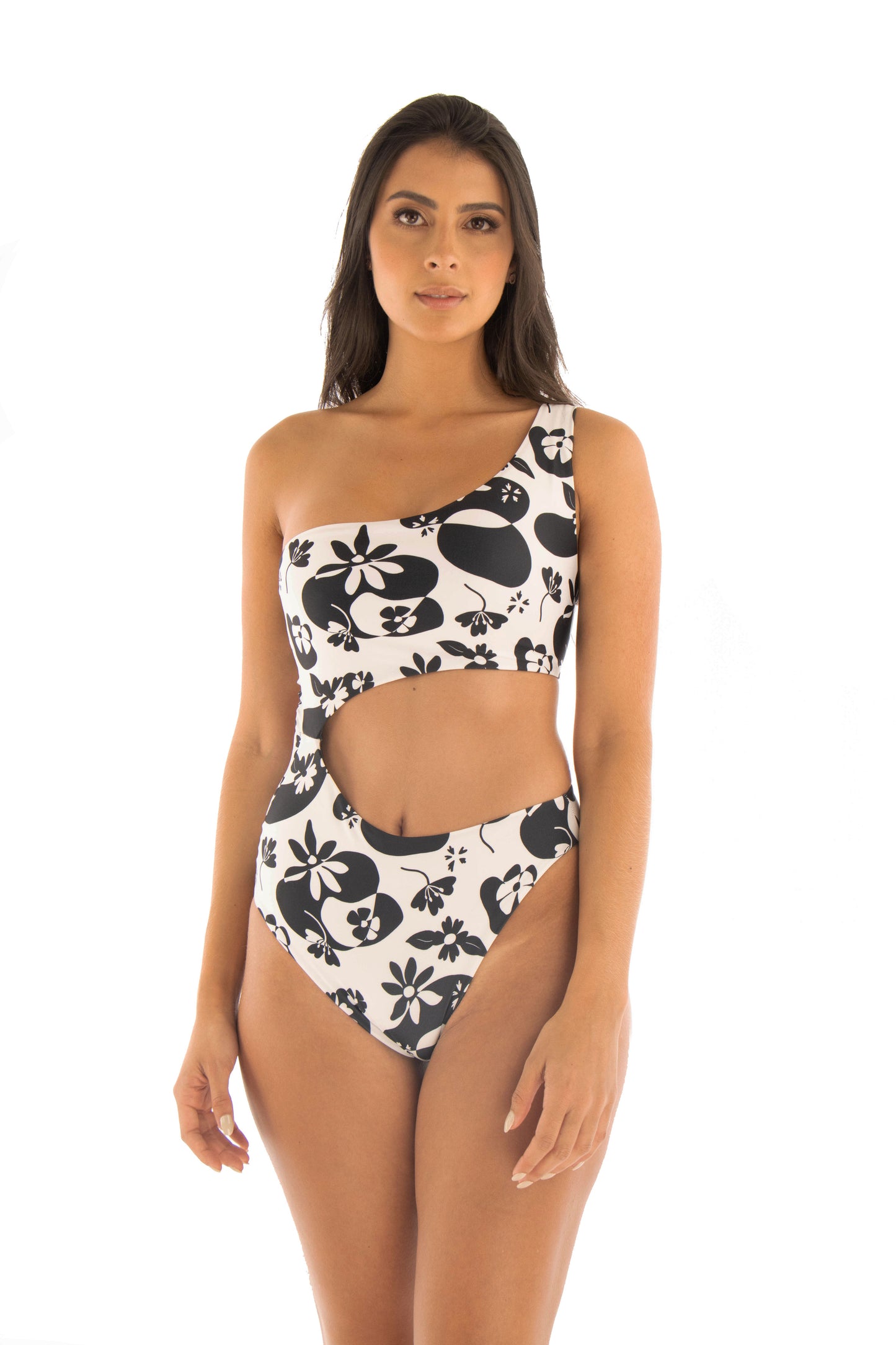 Asymmetric Cut One Piece