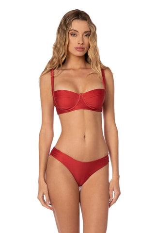 Lucia Swimwear Underwire Top Top Smeralda SW M Red 