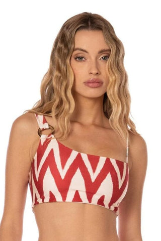 Luisa Swimwear One Shoulder Top Top Smeralda SW 